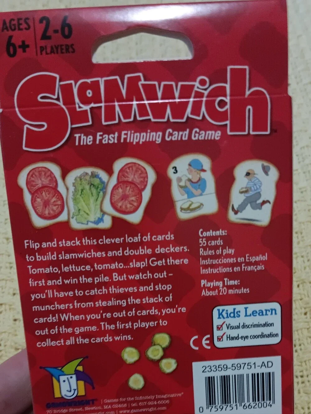 Slamwich Fast Flipping Card Game